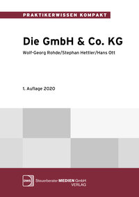 Cover zum Buch über wesentliche Elemente und Besonderheiten der GmbH & Co. KG.